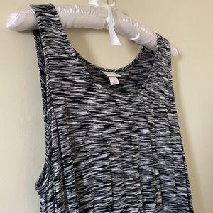 Black & White Maxi Dress